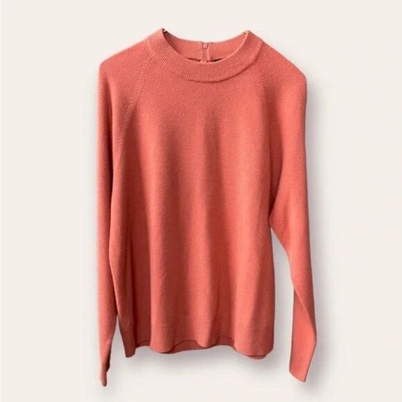 Carolyn Taylor Sweaters - Cozy Burnt Orange Crewneck Sweater by Carolyn Taylor